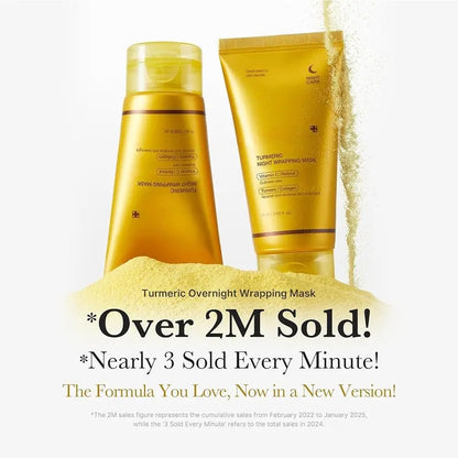 Turmeric Deep Collagen Mask  Anti Wrinkle Lifting Korean Skin Care